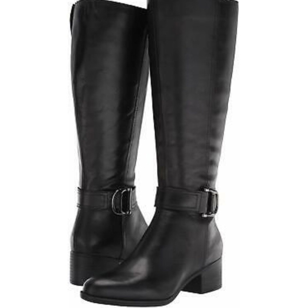 Naturalizer Black Genuine Leather Boots